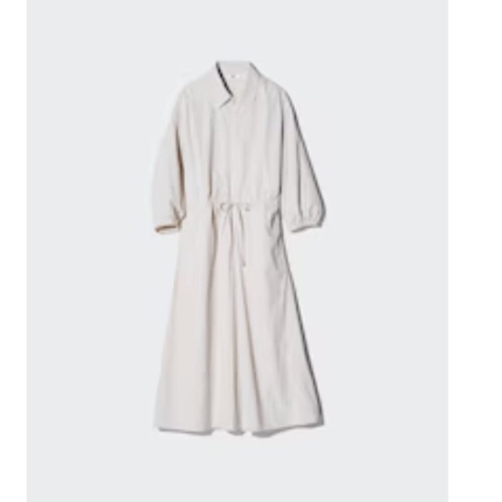Worn Once Uniqlo Nylon Dress (3/4 Sleeve) SIZE S
